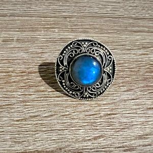 Labradorite sterling silver ring